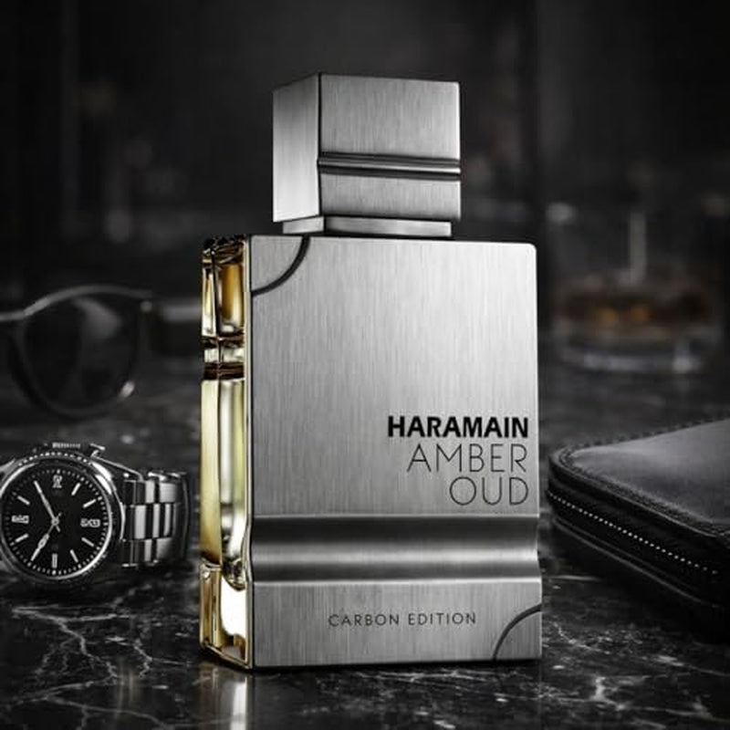 Amber Oud Carbon Edition Eau De Parfum Spray 60Ml (2.0 Oz) - Long-Lasting Men’S Cologne, Woody Aromatic Arabian Perfume with Premium Arabic Fragrance for Men