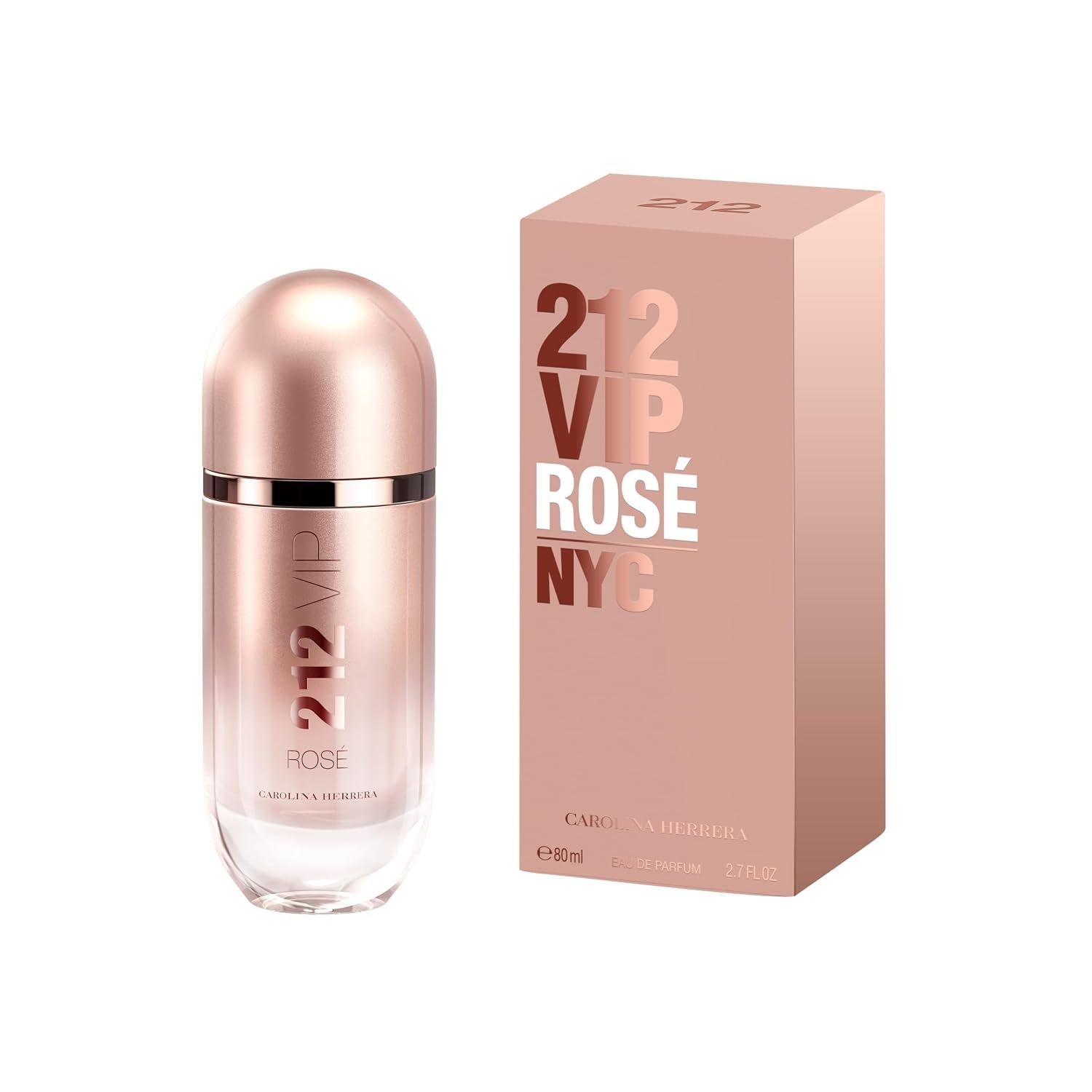 212 Vip Rose by  for Women 2.7 Oz Eau De Parfum Spray, 2.7 Oz, Multi
