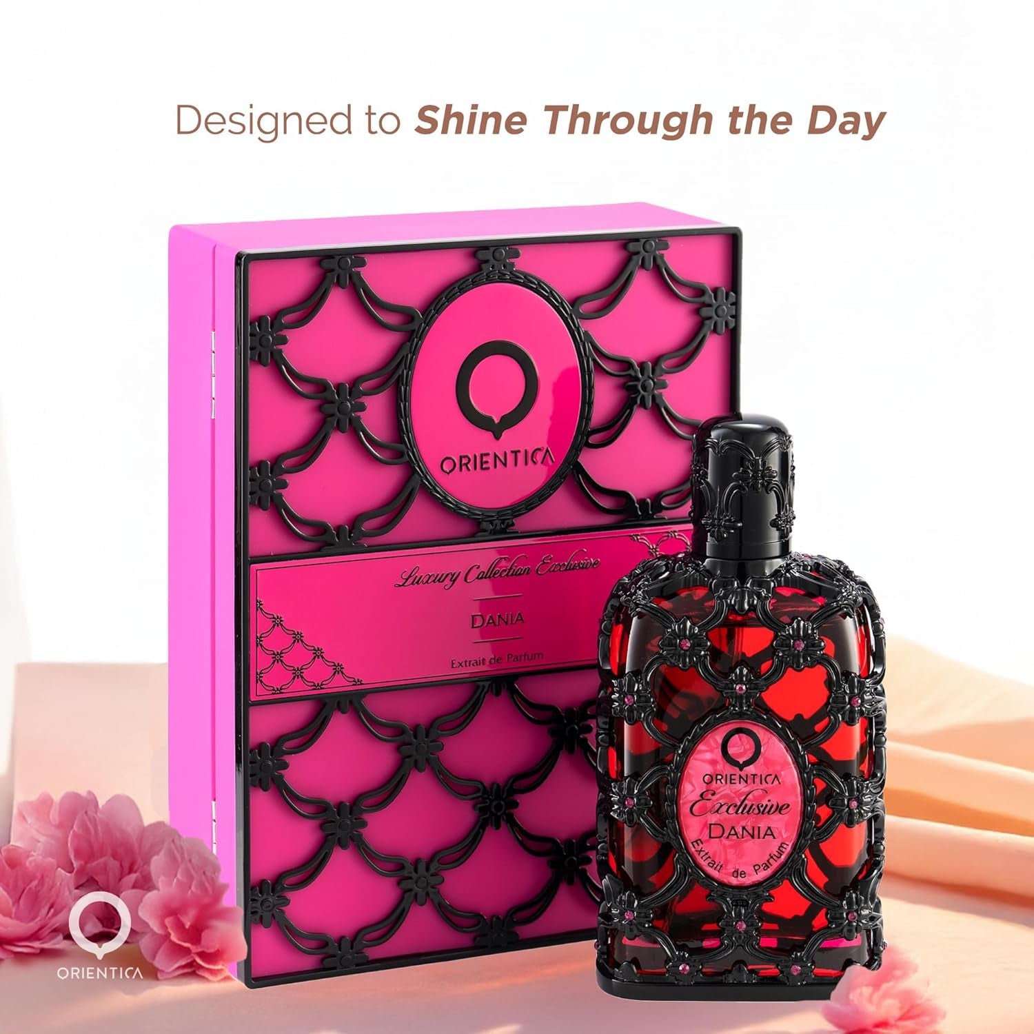 Exclusive Dania Extrait De Parfum 2.7Oz/80Ml – Womens Cologne with Orange Peach Coconut Gardenia Tuberose Vanilla Perfume – Fruity Floral Arabic Perfume for Women - Perfumes Arabes De Mujer