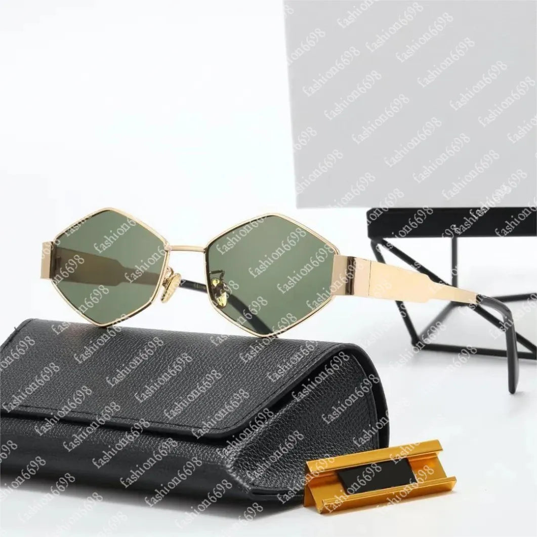 Fashion Sunglasses for Women Designer Sunglasses Mens Oval Sunglasses Woman with Box