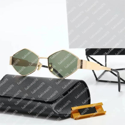 Fashion Sunglasses for Women Designer Sunglasses Mens Oval Sunglasses Woman with Box