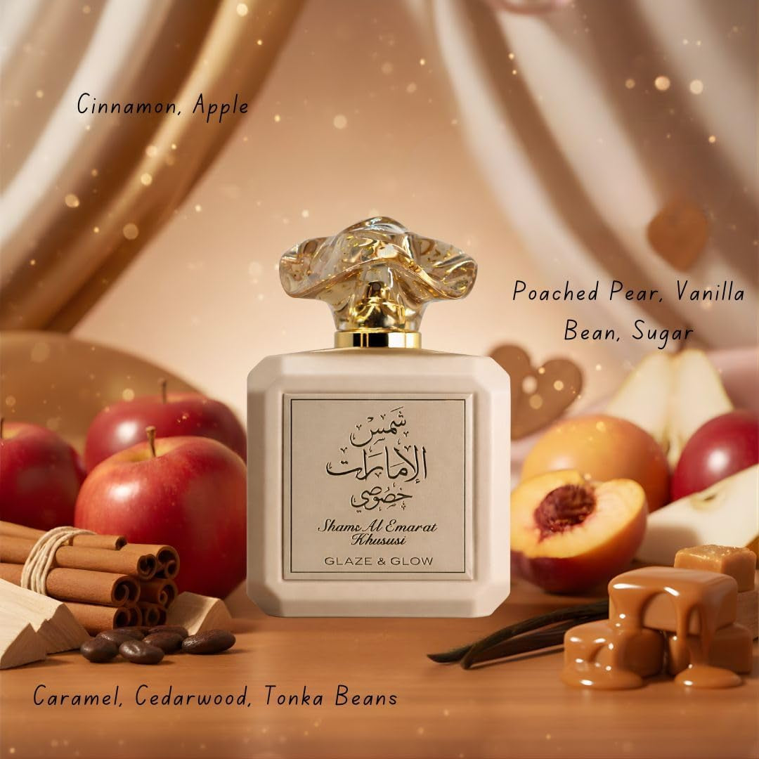 Shams Al Emarat Khususi Glaze & Glow & Iced Petal Eau De Parfum Spray 100Ml (3.4 Oz)