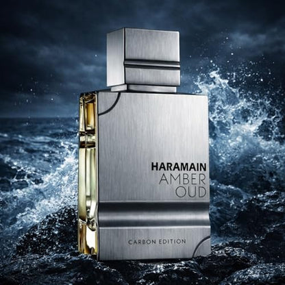 Amber Oud Carbon Edition Eau De Parfum Spray 60Ml (2.0 Oz) - Long-Lasting Men’S Cologne, Woody Aromatic Arabian Perfume with Premium Arabic Fragrance for Men