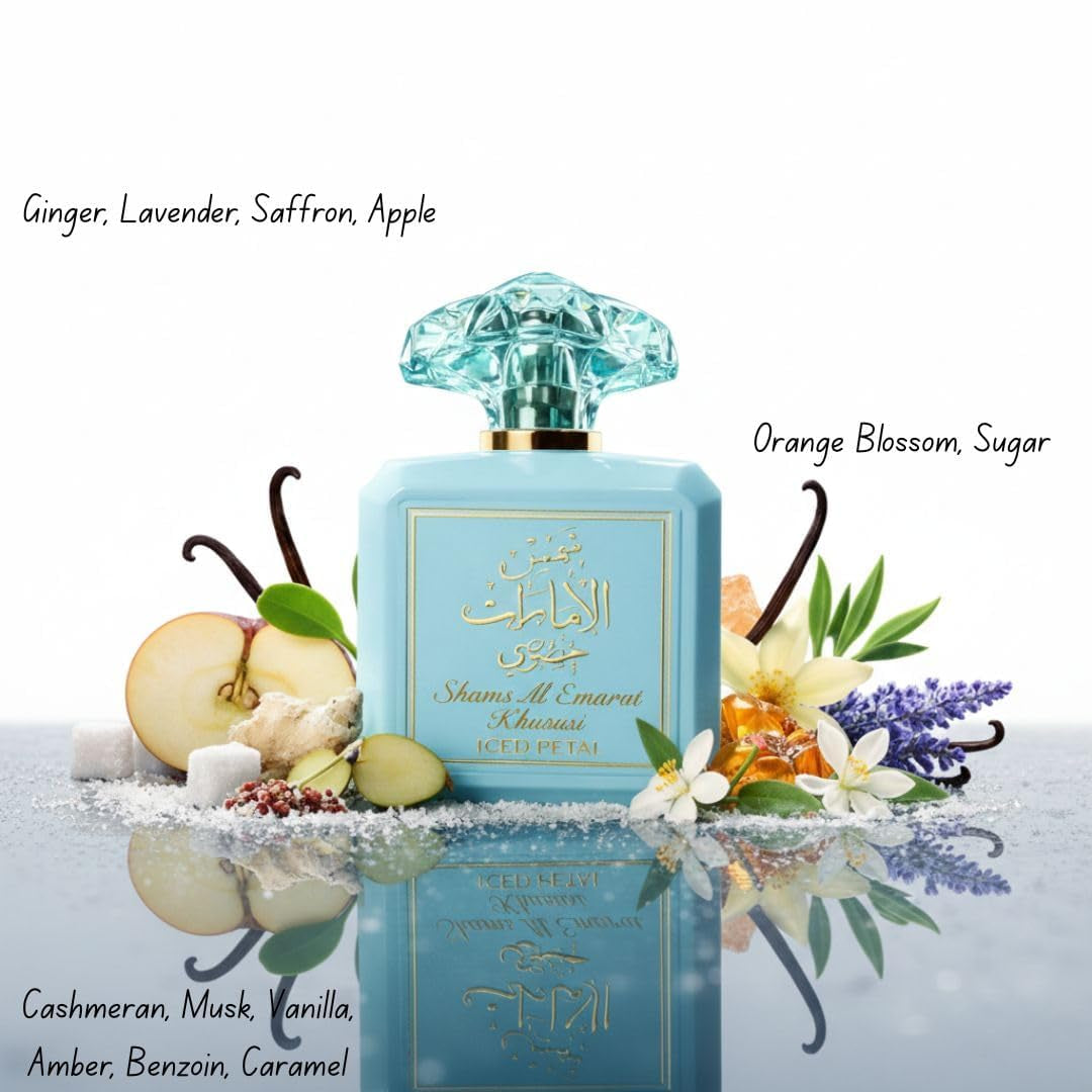 Shams Al Emarat Khususi Glaze & Glow & Iced Petal Eau De Parfum Spray 100Ml (3.4 Oz)