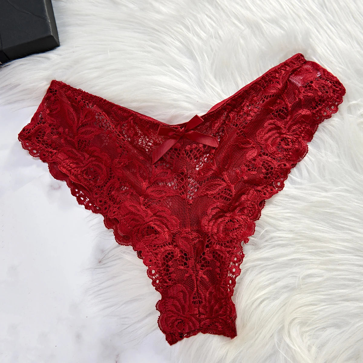 Transparent Red Sexy Lingerie Women'S Underwear See through Sleepwear Lace Nightdress and Panty Pijamas Sets Female Sexy Nighty