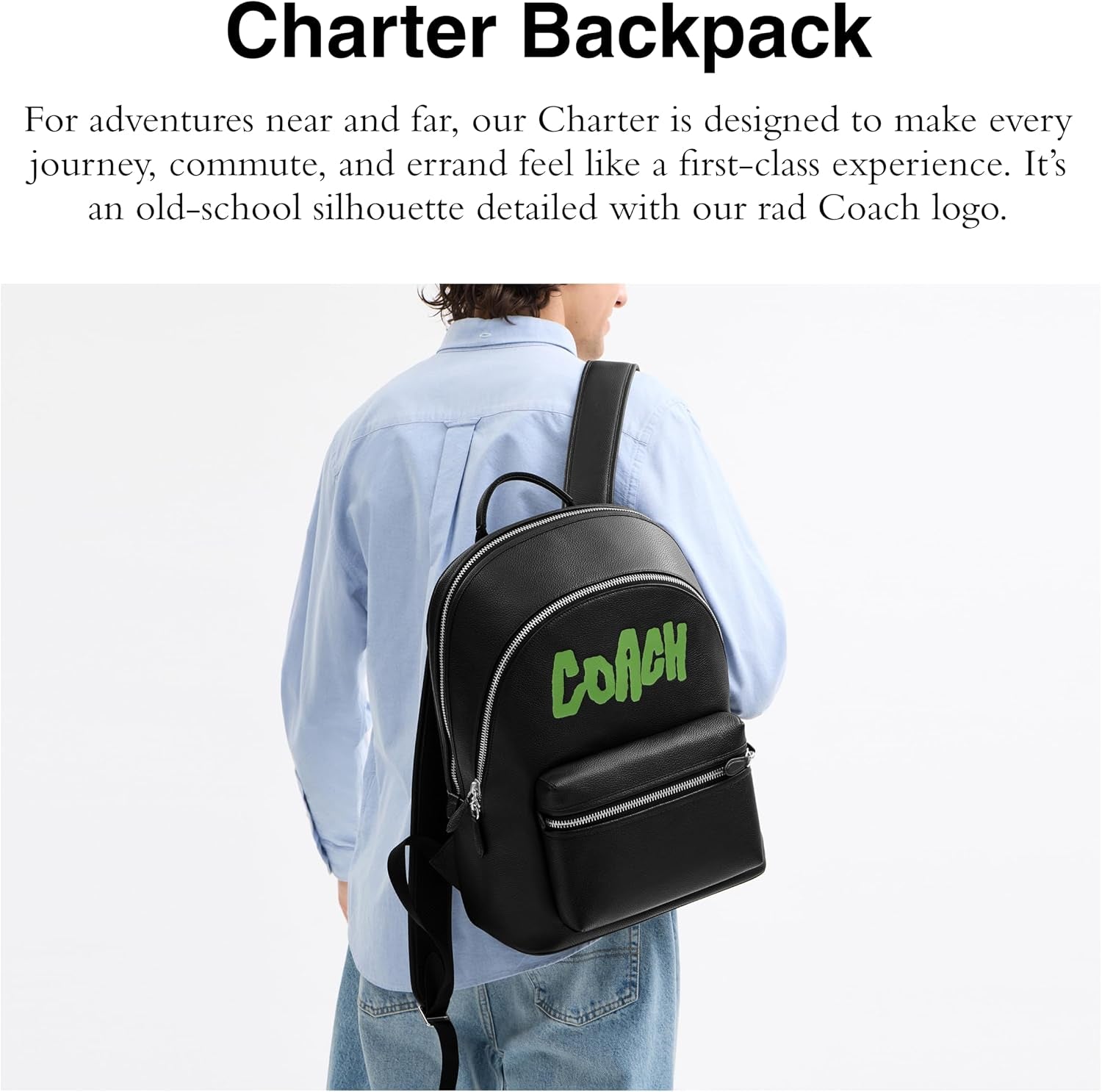 Coach Charter Backpack in Rad Coach Logo