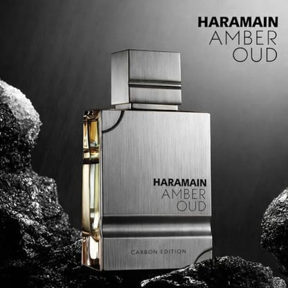 Amber Oud Carbon Edition Eau De Parfum Spray 60Ml (2.0 Oz) - Long-Lasting Men’S Cologne, Woody Aromatic Arabian Perfume with Premium Arabic Fragrance for Men