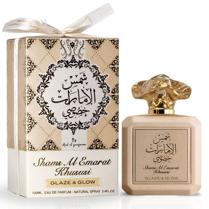 Shams Al Emarat Khususi Glaze & Glow & Iced Petal Eau De Parfum Spray 100Ml (3.4 Oz)
