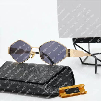 Fashion Sunglasses for Women Designer Sunglasses Mens Oval Sunglasses Woman with Box