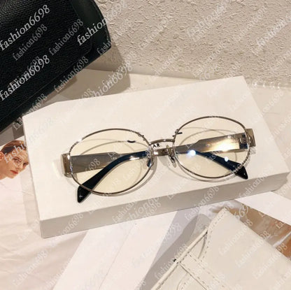 Fashion Sunglasses for Women Designer Sunglasses Mens Oval Sunglasses Woman with Box