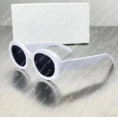 Fashion Sunglasses for Women Designer Sunglasses Mens Oval Sunglasses Woman with Box