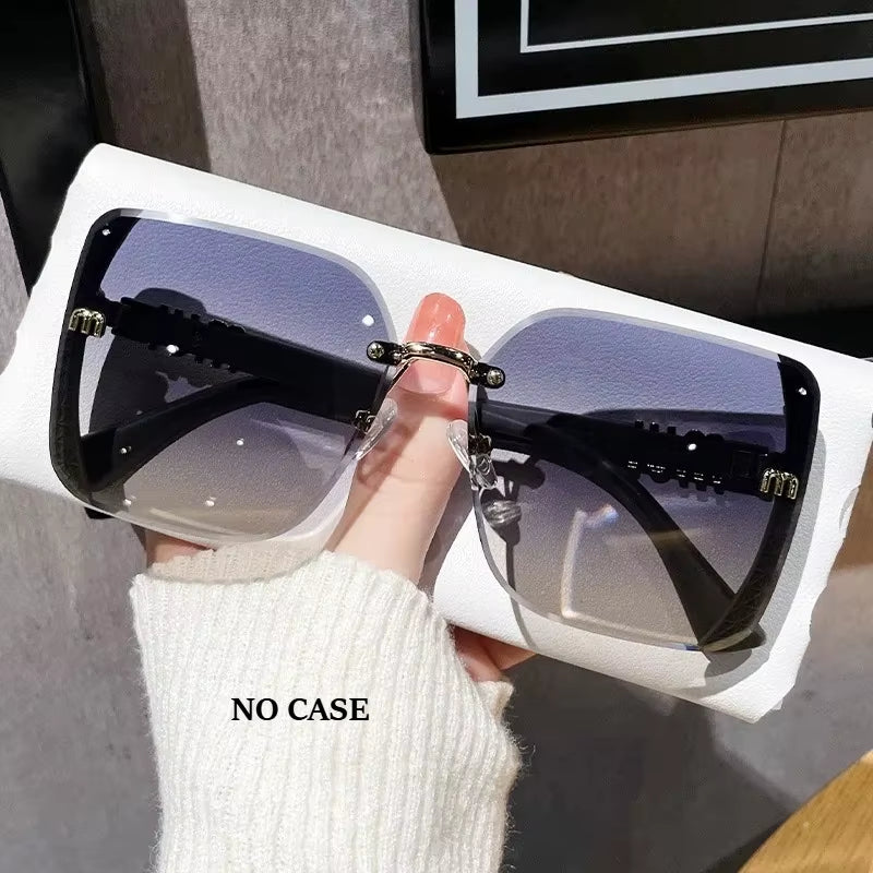 Classic Fashion Sunglasses Women Luxury Glamour Men Brand Glasses Square Stylish Unisex UV400 Shades