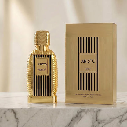Aristo Eau De Parfum Cologne for Men & Women, Citrus Woody Vanilla Fragrance with Lemon Mandarin Jasmine Musk Sandalwood, Long Lasting Luxury Perfume Spray, 3.4 Fl Oz