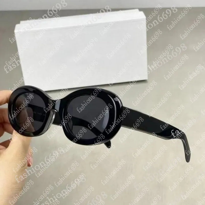 Fashion Sunglasses for Women Designer Sunglasses Mens Oval Sunglasses Woman with Box