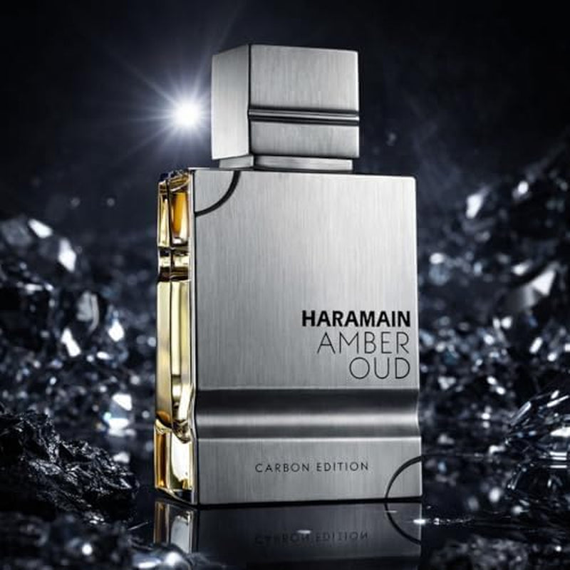 Amber Oud Carbon Edition Eau De Parfum Spray 60Ml (2.0 Oz) - Long-Lasting Men’S Cologne, Woody Aromatic Arabian Perfume with Premium Arabic Fragrance for Men