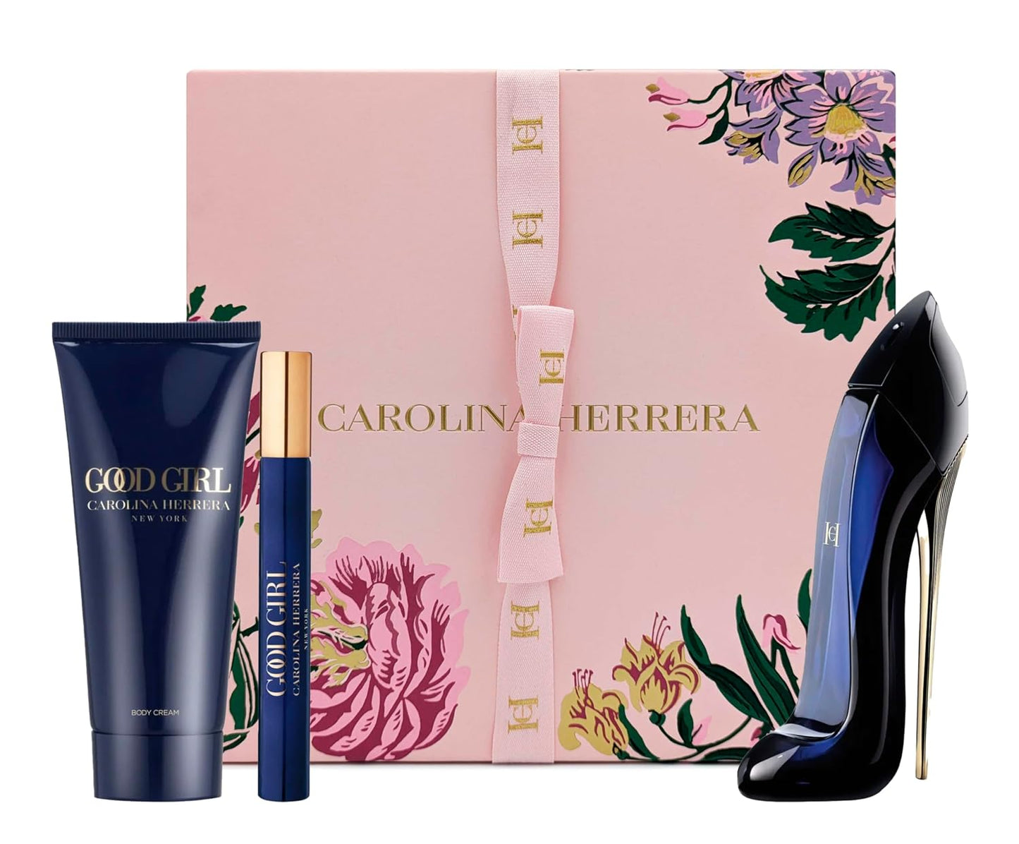 Good Girl 3 Pieces Gift Set for Women (2.7 Ounce Eau De Parfum Spray + 3.4 Ounce Body Lotion + 0.3 Eau De Parfum Mini Spray)